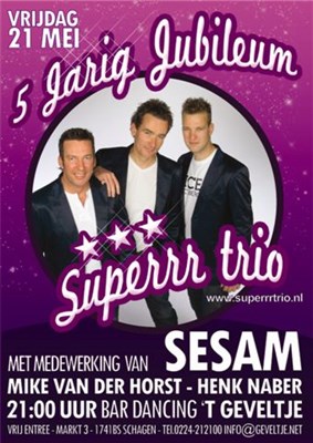 superr trio 5 jaar